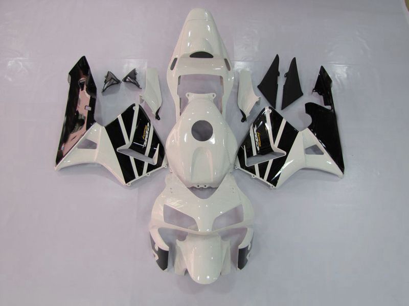 Fairings For Honda CBR600RR F5(2003-2004) White Black