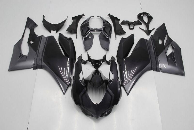 Fairings For Ducati - 1199 2012-2014 Gloss Black and Grey
