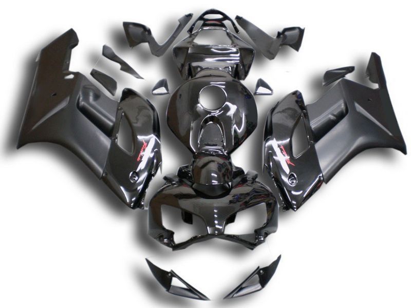 Fairings For Honda - CBR1000RR 04-05 Matt Black Gloss Black and Red Decals