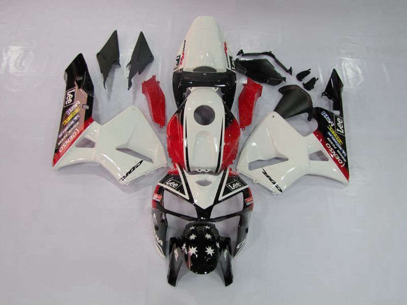 Fairings For Honda CBR600RR F5(2005-2006) Black White Red