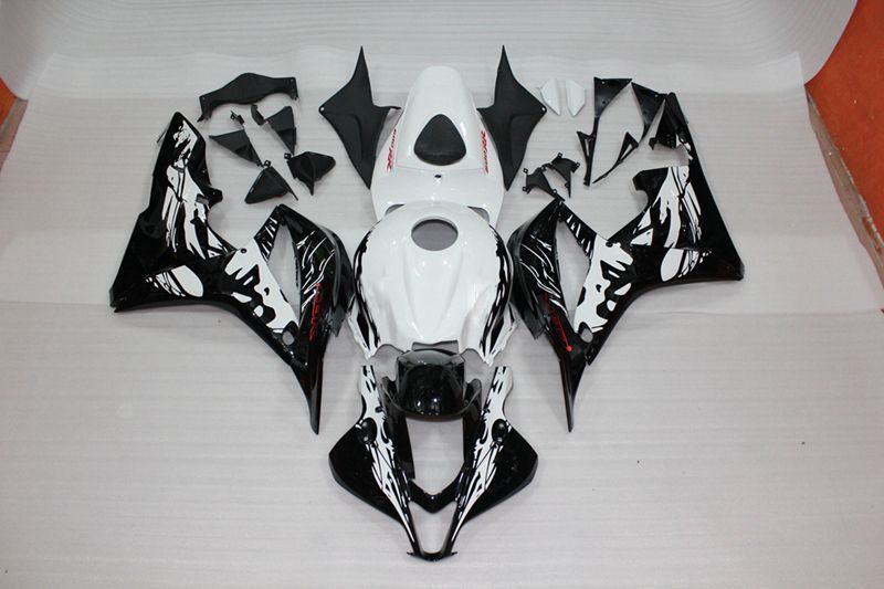 Fairings For Honda CBR600RR F5(2007-2008) Black White