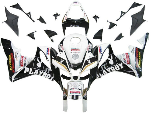 Fairings For Honda CBR 600 RR Black Playboy  (2007-2008)