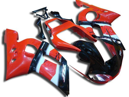 Fairings For Yamaha - YZF-600 R6 1998-2002 Black and Red