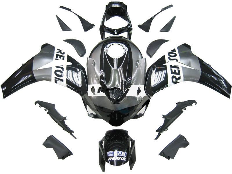 Fairings For Honda CBR 1000 RR Black Silver Repsol (2008-2011)