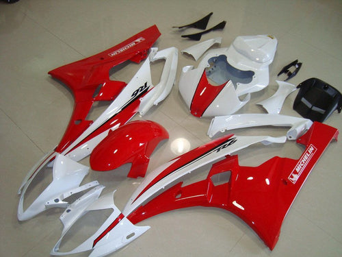 Fairings For Yamaha R6, 2006-2007 - Red & White 