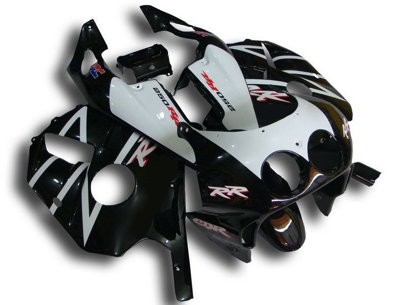 Fairings For Honda - CBR250RR MC19 1988-1989 Black and White