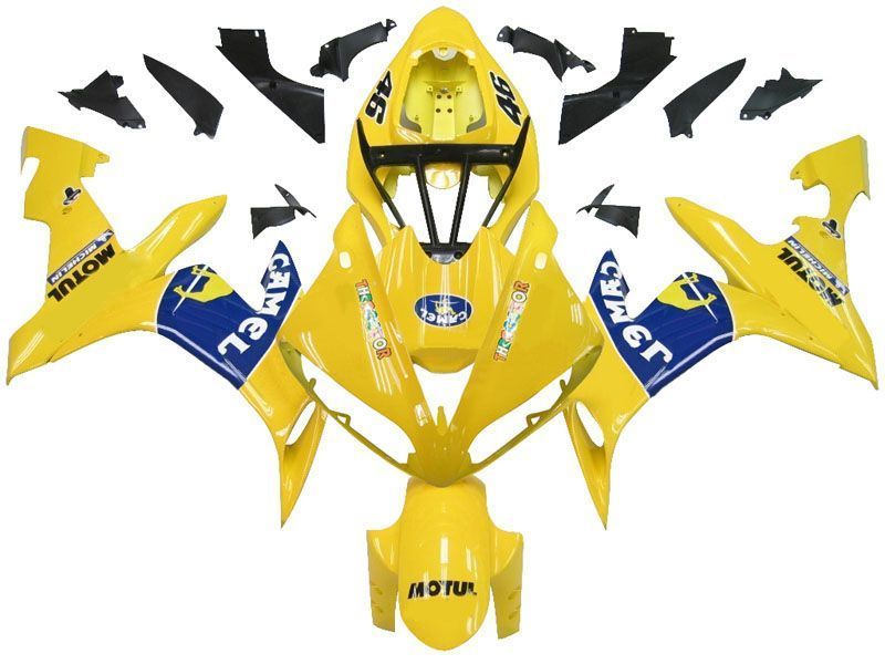 Fairings For Yamaha YZF-R1 Yellow Blue Camel (2004-2006)