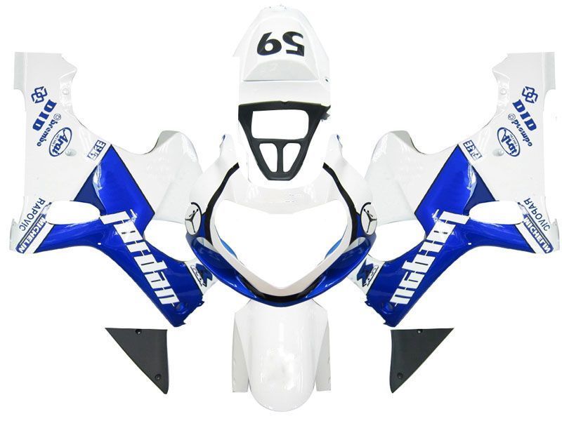 Fairings For Suzuki GSXR 1000 White & Blue Jordan (2000-2002)
