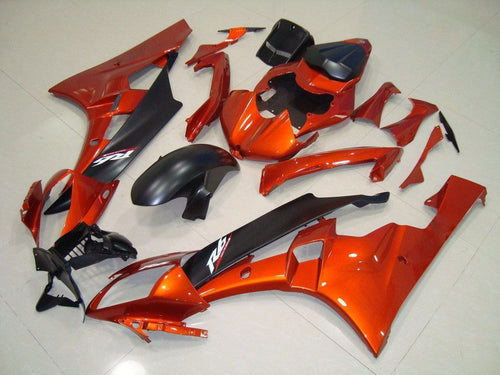 Fairings For Yamaha R6, 2006-2007 - Orange & Matte Black