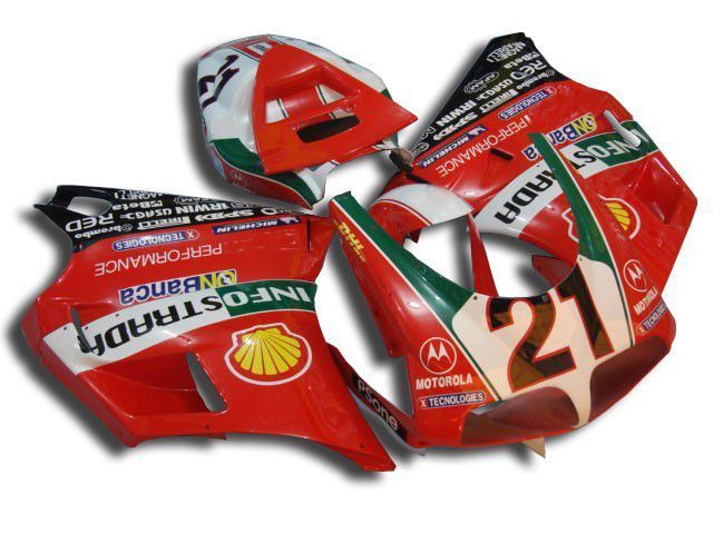 Fairings For Ducati - 996/748 1994-2002 Black Red