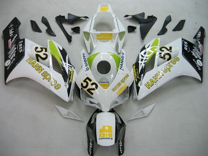 Fairings For Honda CBR 1000 RR White Black Hannspree (2004-2005)