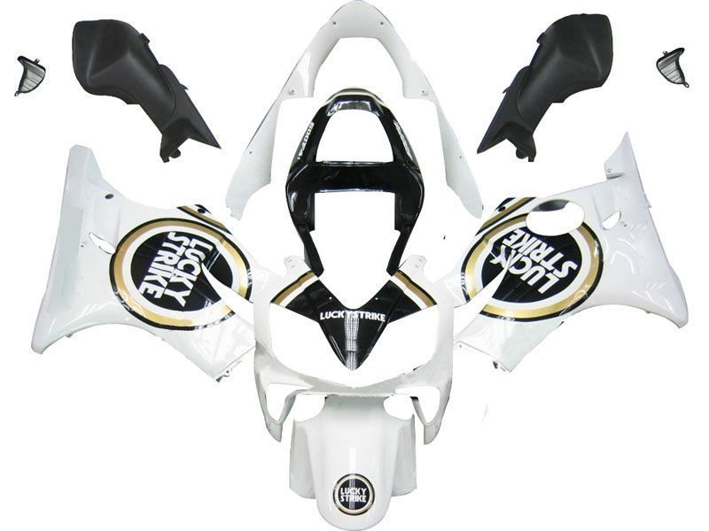 Fairings For Honda CBR 600 F4i White & Black  (2001-2003)