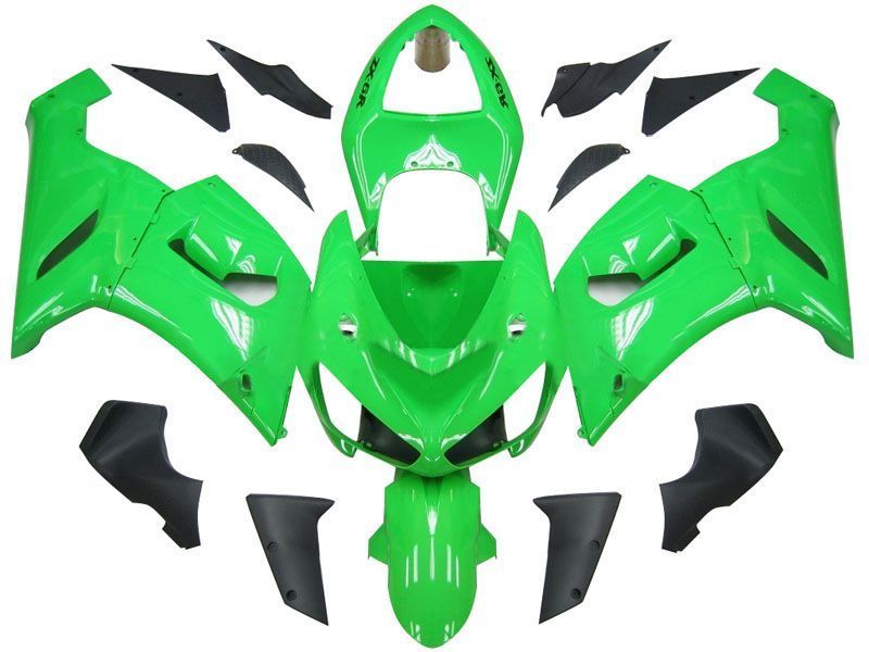 Fairings For Kawasaki ZX6R ZX636 Green Ninja (2005-2006)