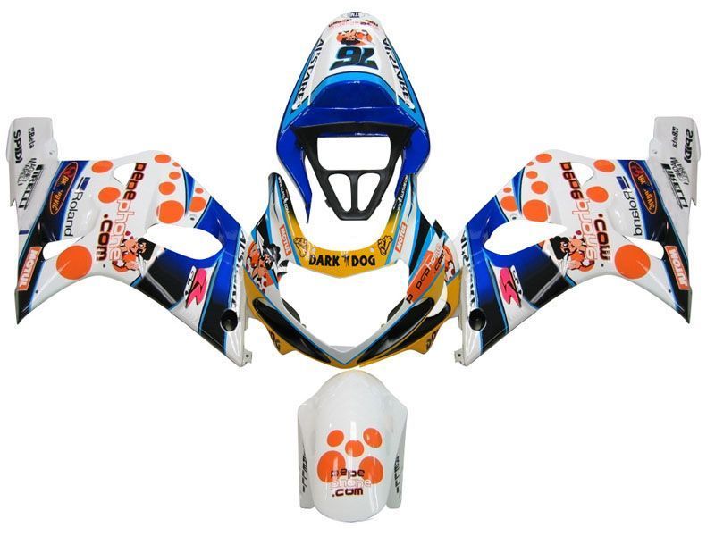 Fairings For Suzuki GSXR 1000 Multi-Color pepephone (2000-2002)