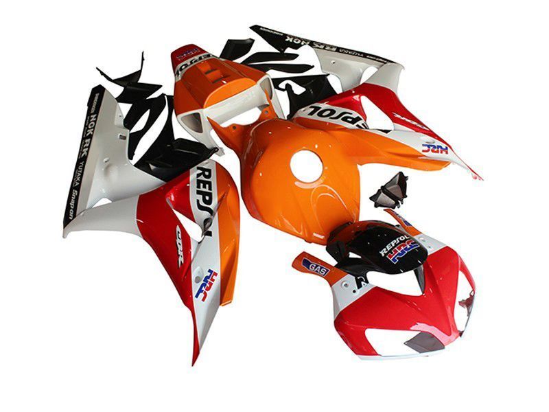 Fairings For Honda - CBR1000RR 06-07 White Black Orange Red
