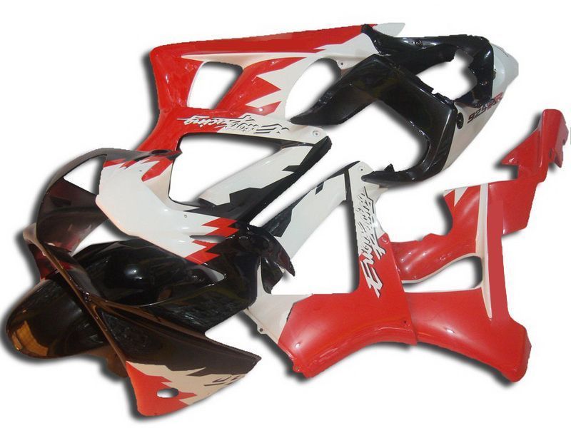 Fairings For Honda - CBR900RR 929 2000-2001 Black/ Red/ White