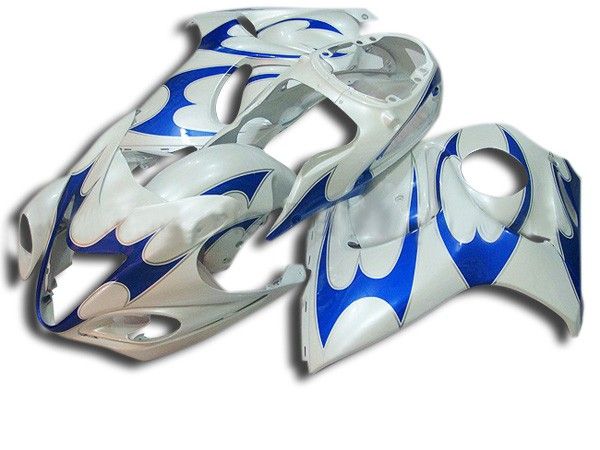 Fairings For Suzuki - GSXR1300 Hayabusa 1996-2007 Blue Silver