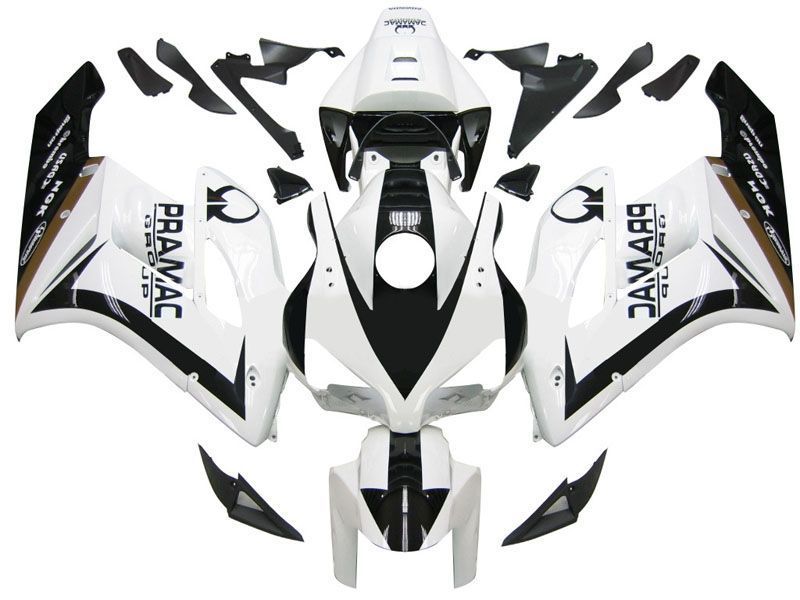 Fairings For Honda CBR 1000 RR White Black Honda (2004-2005)