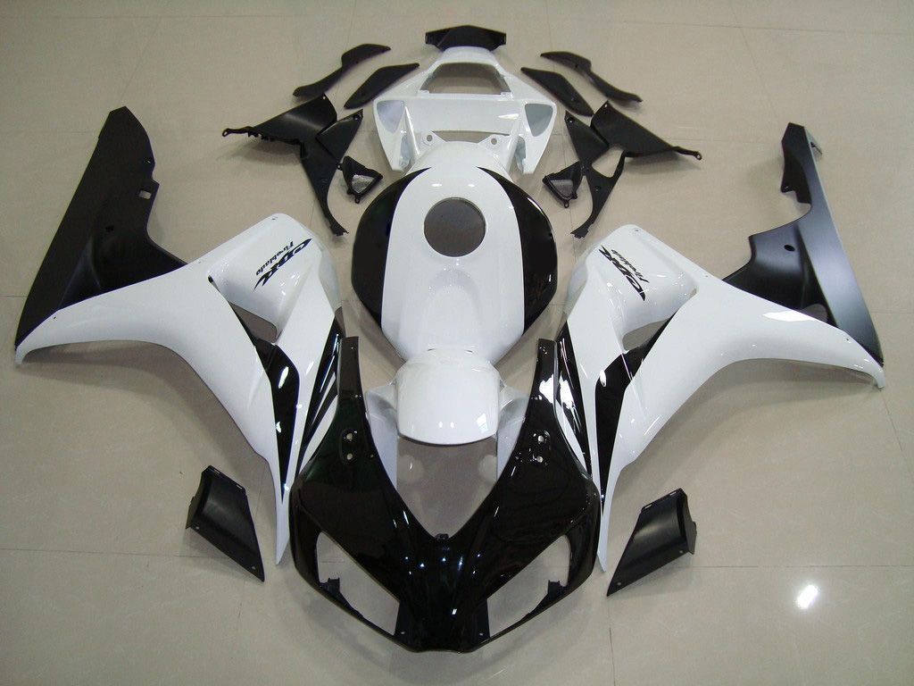 Fairings For Honda CBR 1000 RR, 2006-2007 - White & Black