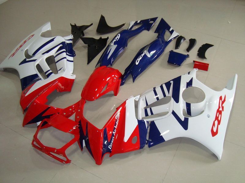 Fairings For Honda - CBR600 F3 97-98 Red White Blue
