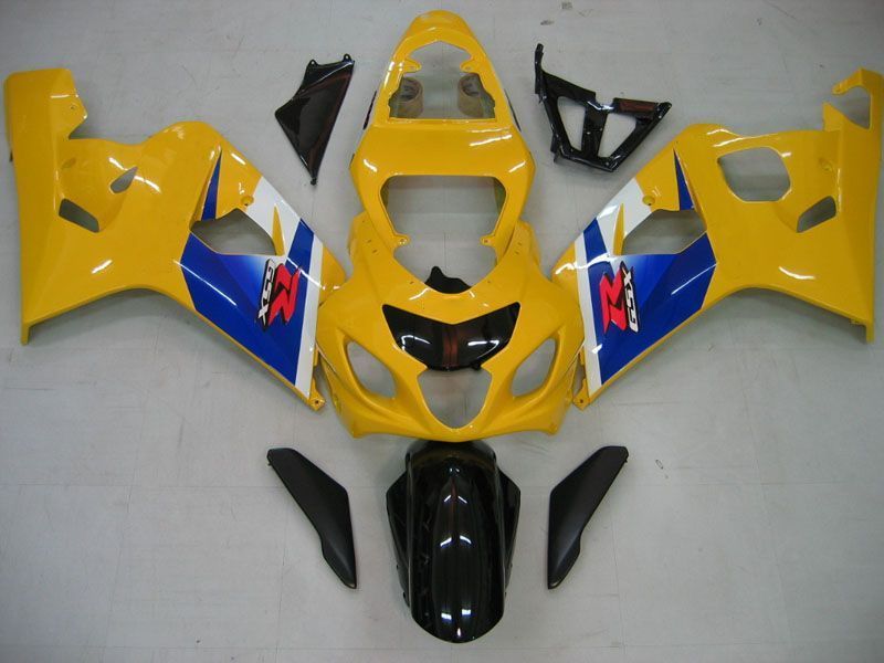 Fairings For Suzuki GSXR 600 750 Yellow Black GSXR (2004-2005)
