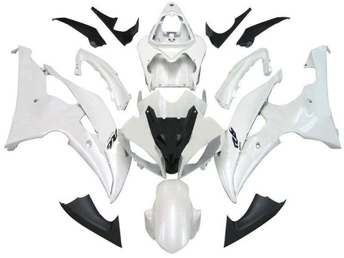 2008-2012 Fairings For Yamaha YZF-R6 Pearl White R6 