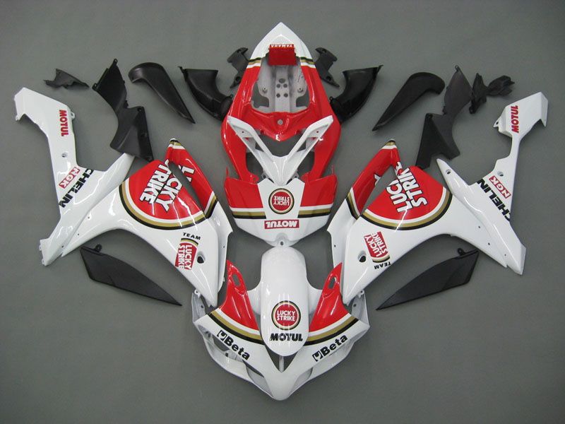 Fairings For Yamaha YZF-R1 White Red (2007-2008)
