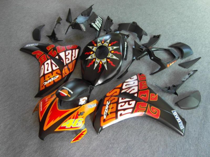 Fairings For Honda - CBR1000RR 08-11 Matt Black