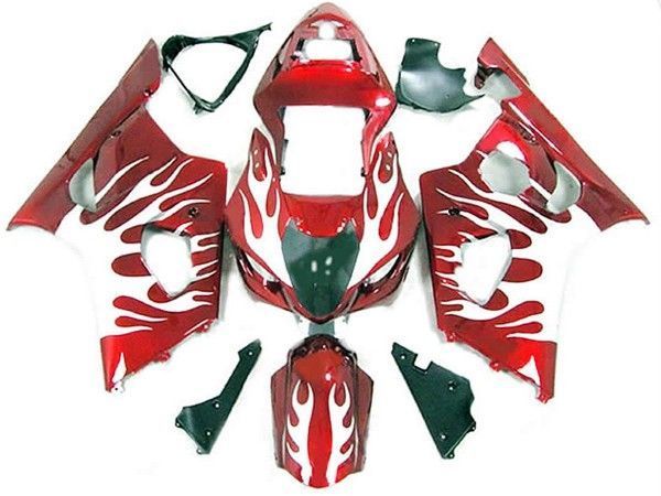 Fairings For Suzuki - GSXR1000 K3 03-04 RedFlame