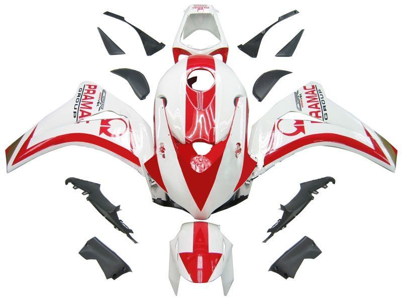 Fairings For Honda CBR 1000 RR White & Red Pramac (2008-2011)