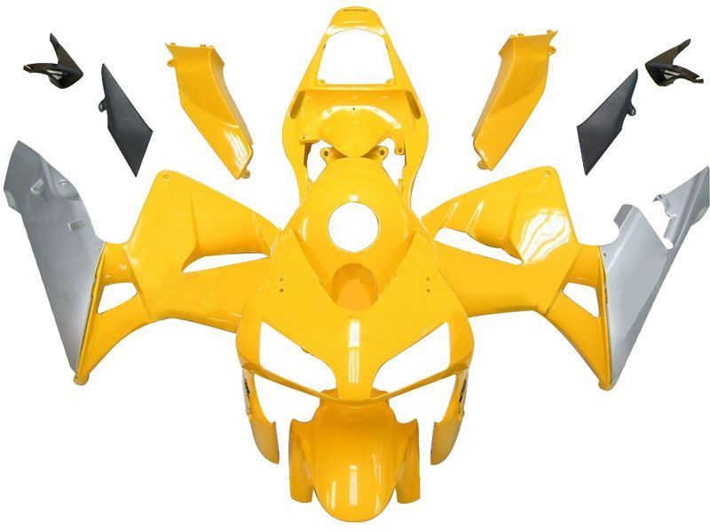 Fairings For Honda CBR 600 RR Yellow & Silver CBR (2003-2004)