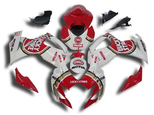 Fairings For Suzuki - GSXR600-750 K6 06-07 Black and Red