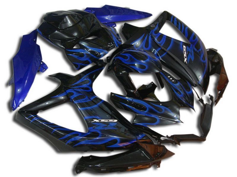 Fairings For Suzuki - GSXR600-750 K8 2008-2010 Blue Flame