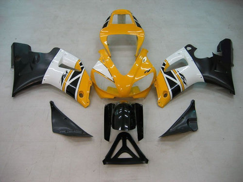 Fairings For Yamaha YZF-R1 Yellow White Black R1  (1998-1999)