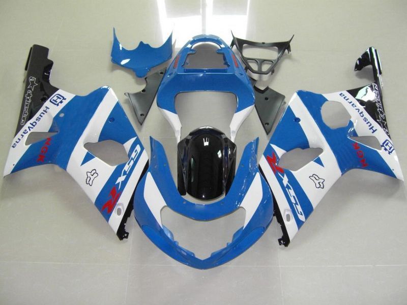 Fairings For Suzuki - GSXR1000 K1/2 2000-2002 Blue White