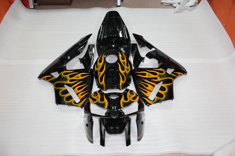 Fairings For Honda CBR600RR F5(2005-2006) Yellow Flame