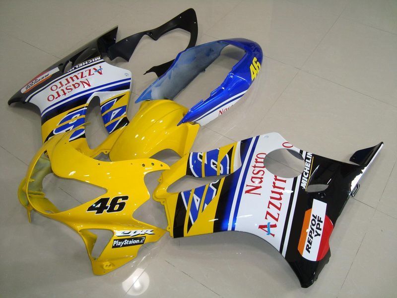 Fairings For Honda - CBR600 F4 1999-2000 YELLOW