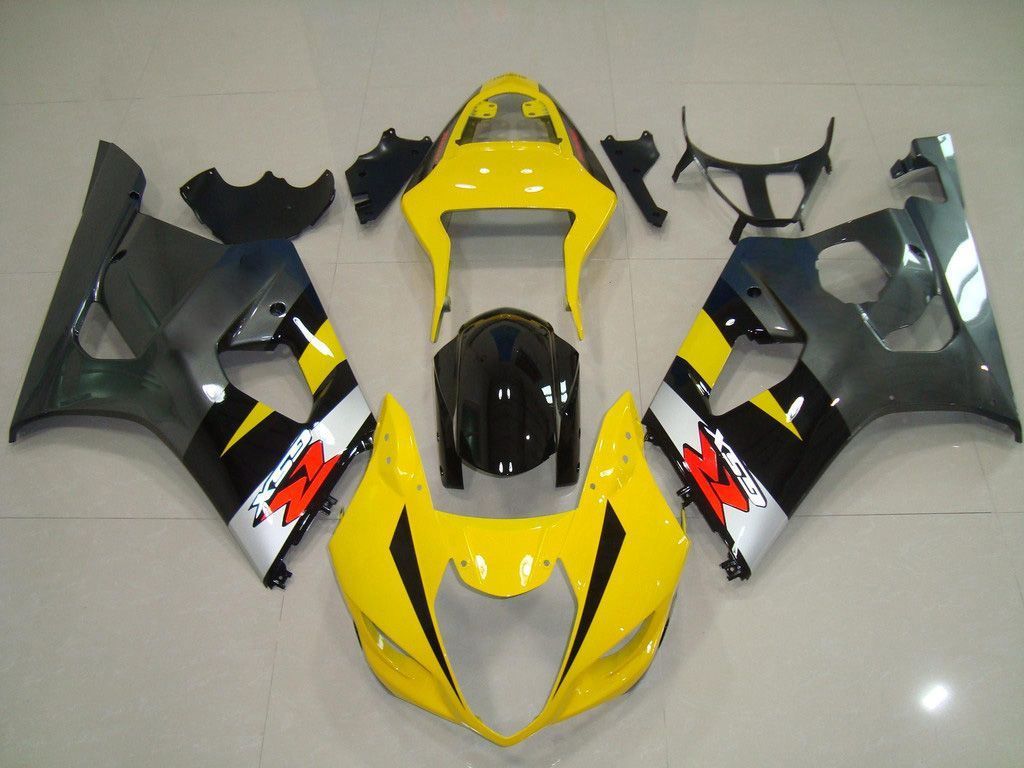 Fairings For Suzuki GSX-R1000, 2003-2004 - Yellow & Grey