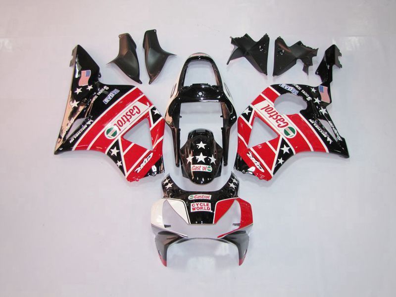 Fairings For Honda CBR900RR 954 (2002-2003) Black Red