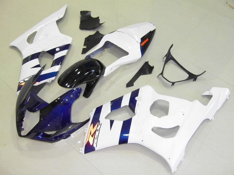 Fairings For Suzuki - GSXR1000 K3 03-04 Dari Blue White