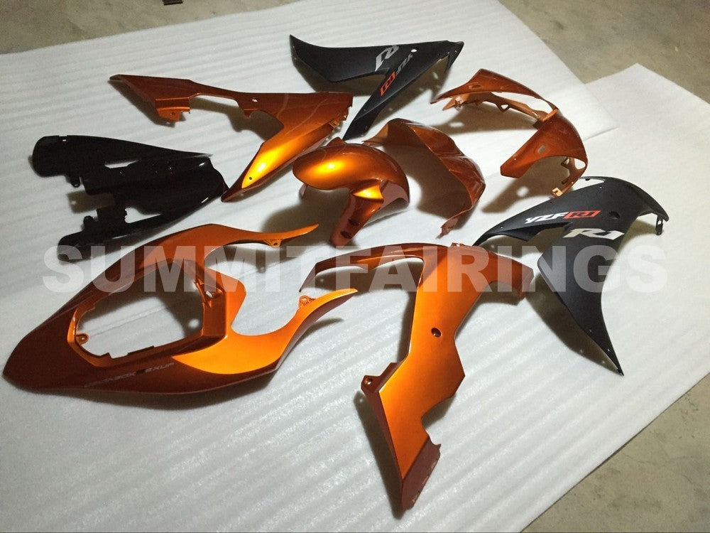 Fairings For Yamaha - YZF1000 R1 04-06 Orange Black