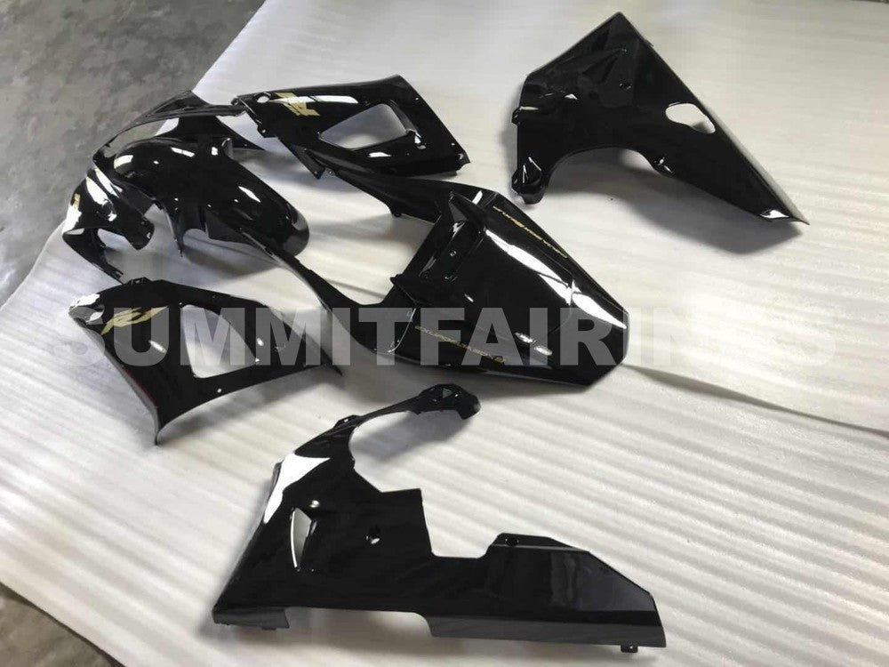 Fairings For Yamaha - YZF1000 R1 00-01 Black, Gold Decals