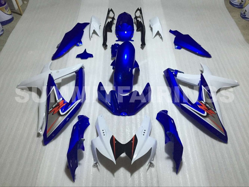Fairings For Suzuki - GSXR600-750 K8 2008-2010 Blue White