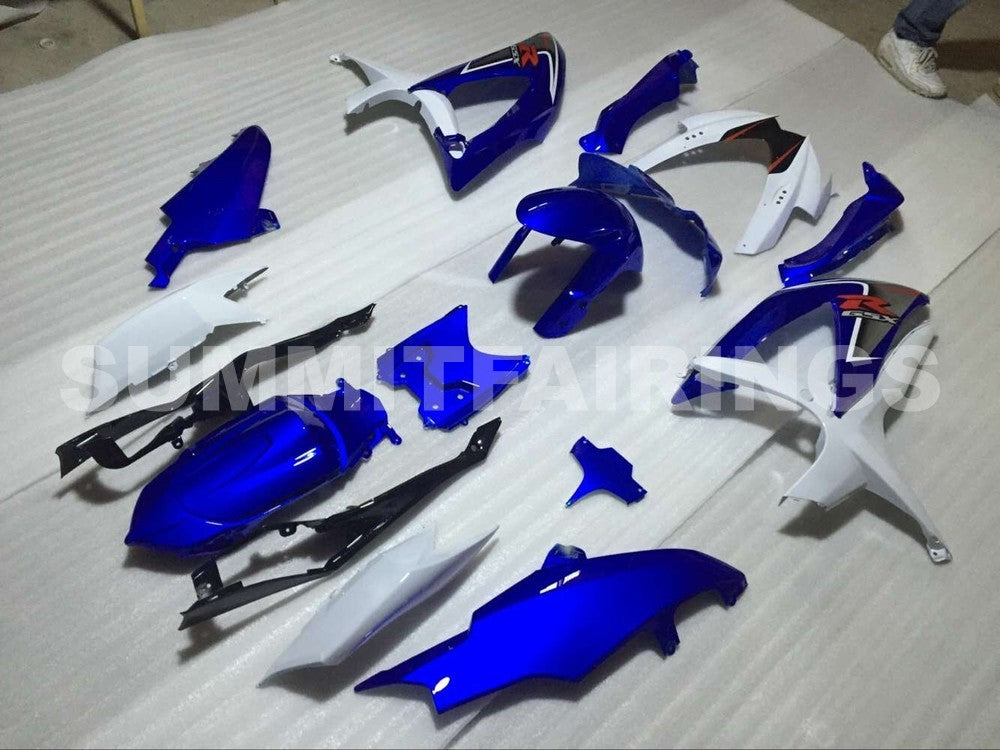 Fairings For Suzuki - GSXR600-750 K8 2008-2010 Blue White