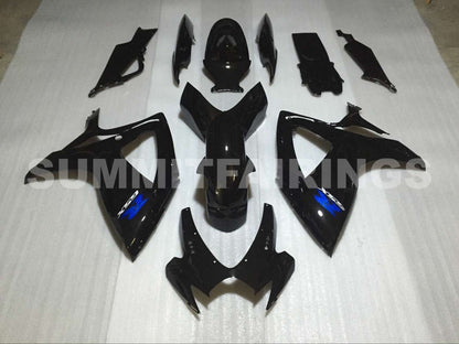 Fairings For Suzuki GSXR 600 750 All Black GSXR (2006-2007)