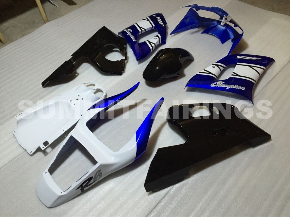 Fairings For Yamaha YZF-R6 Blue Black Champions R6 (1998-2002)