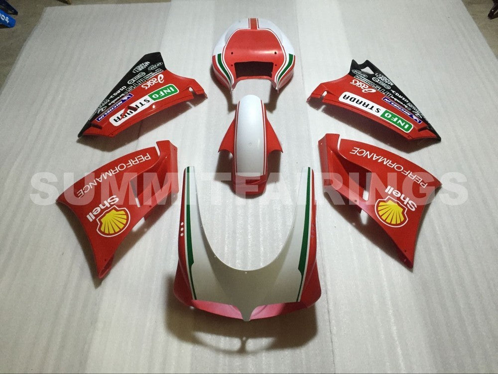 Fairings For Ducati - 996/748 1994-2002 Red White Black