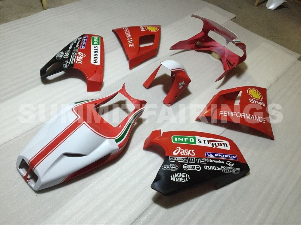 Fairings For Ducati - 996/748 1994-2002 Red White Black