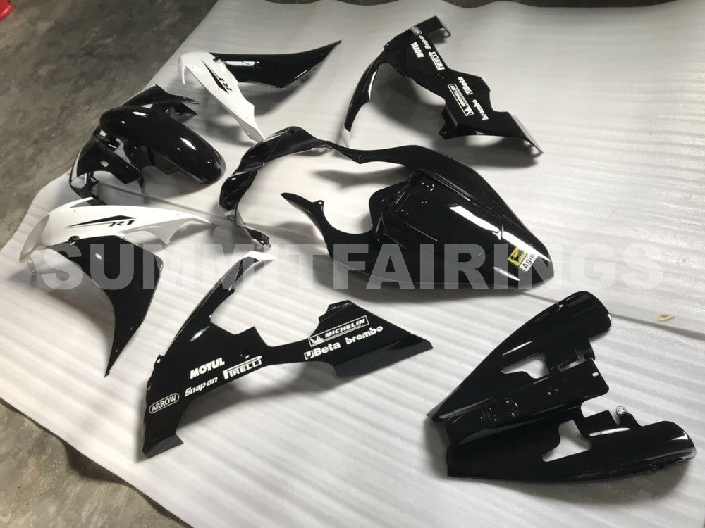 Fairings For Yamaha YZF-R1 Black White R1 (2004-2006)