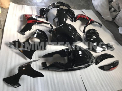 Fairings For Suzuki GSX-R1300 Hayabusa, 2008-2020 - Black with Red Decals